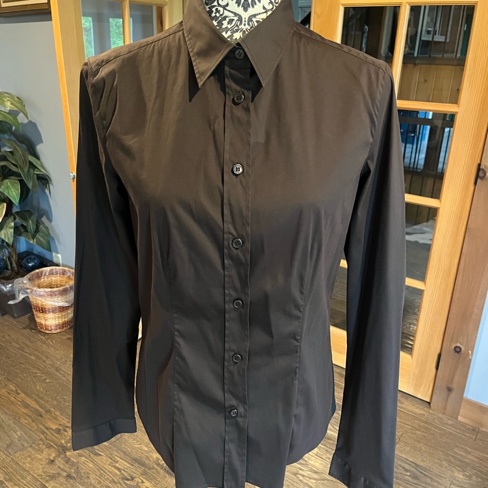 Prada Brown Button Down Shirt